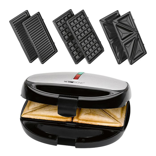 Clatronic Sandwich Toaster mit Wechselplatten